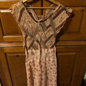 Paisley Print Midi Dress